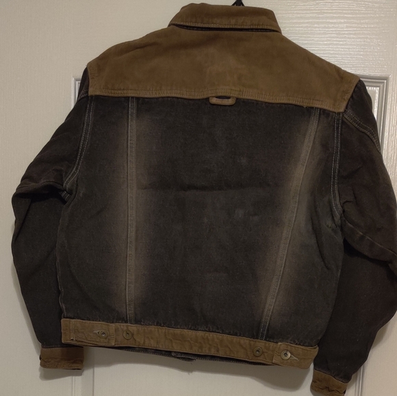Kids Denim Curduroy Jacket - Picture 2 of 3
